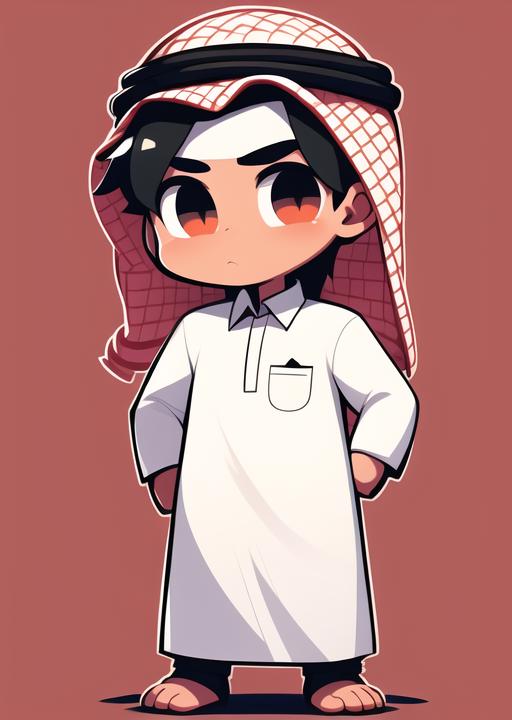 Arabic Man Traditional arab Clothes thob muslim clothing الثوب العربي image by xmattar