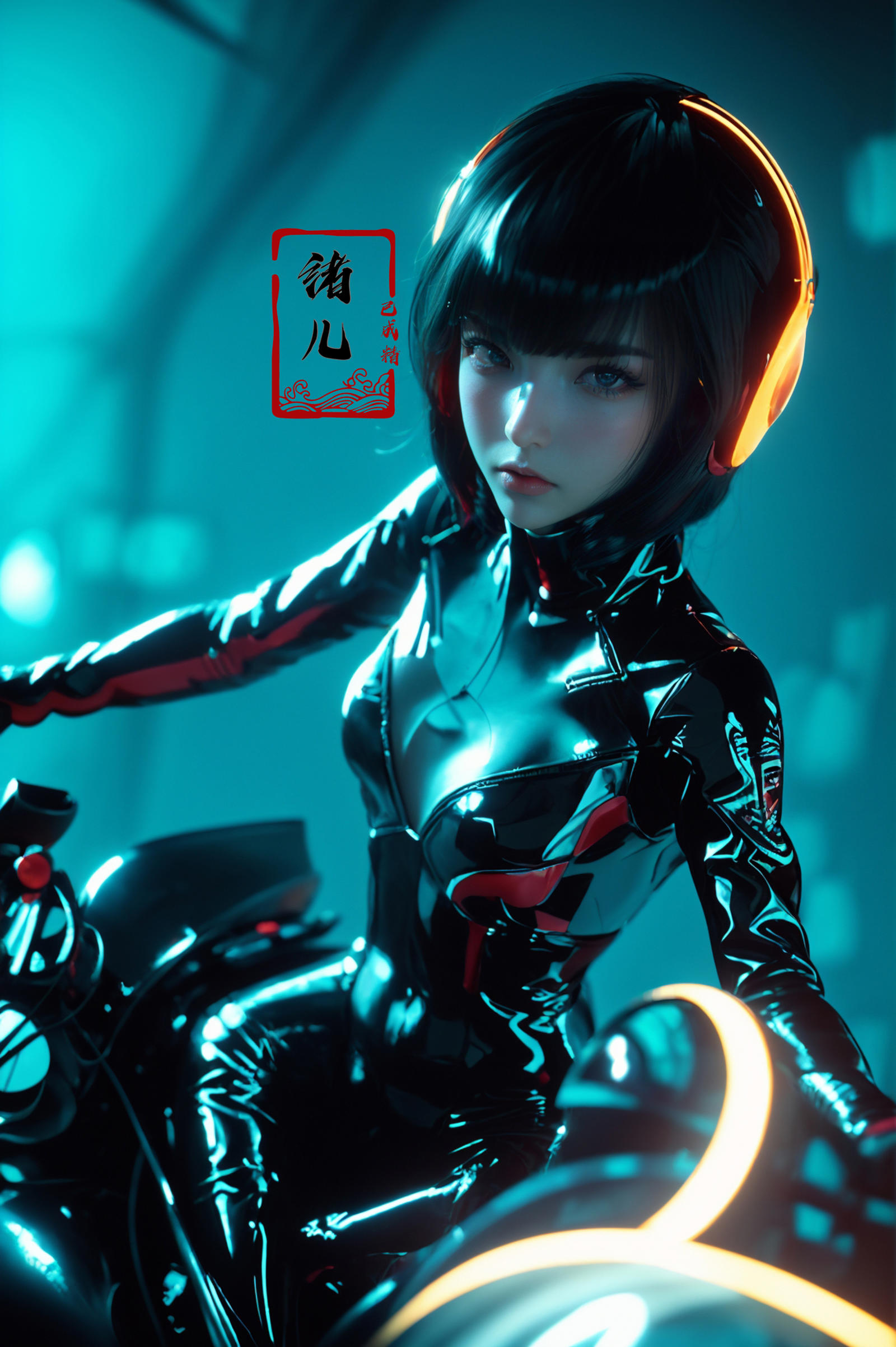 绪儿-摩托少女 xuer future motorcycle image by XRYCJ