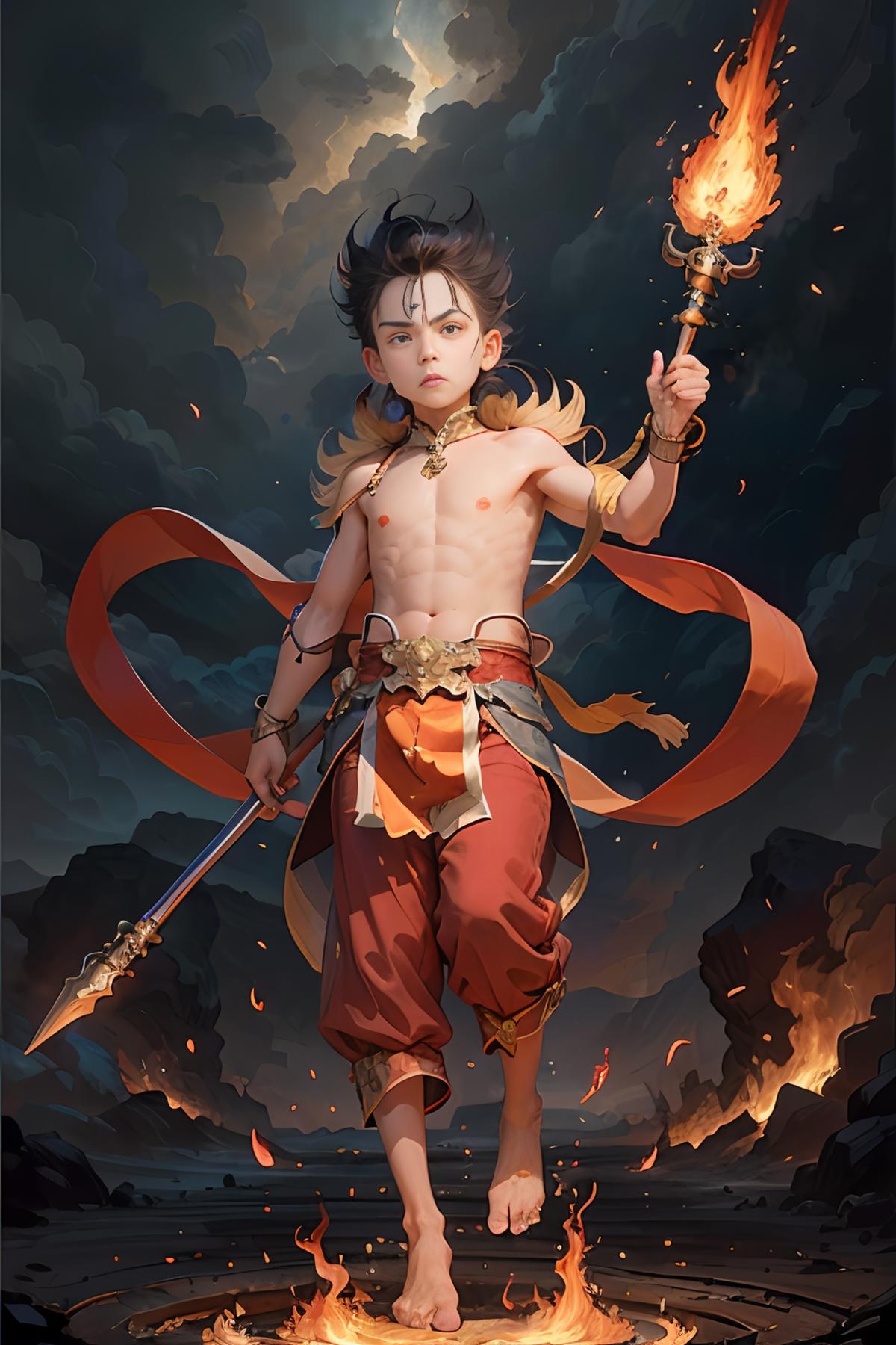 Nezha 丨 哪吒 image by huachengzhao