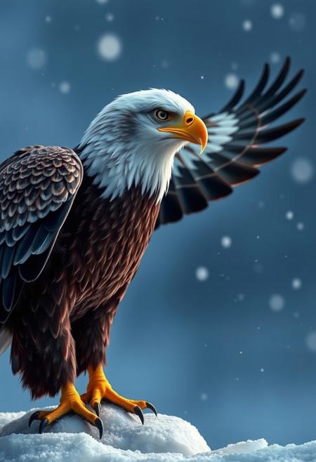 Try with an eagle, it will make you look so nice
And if you start to warm, you can further break the ice
I got a feeling you could use a little smile
Hoping you could stay there for just a little while
I don't wanna waste my time on simple little things
I'd rather stay here all the night with everyone who sings