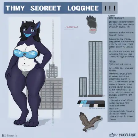 Macro Furry Reference Sheets