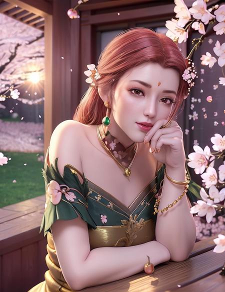 (,1girl, pov,best quality, ) , (((,(((,, cherry blossoms, sunlight, ) ))))) <lora:DA_YaFei:0.6>
ultra realistic 8k cg, flawless, clean, masterpiece, professional artwork, famous artwork, cinematic lighting, cinematic bloom, perfect face, beautiful face, fantasy, dreamlike, unreal, science fiction, lace, lace trim, lace-trimmed legwear, luxury, jewelry, diamond, gold, pearl, gem, sapphire, ruby, emerald, intricate detail, delicate pattern, charming, alluring, seductive, erotic, enchanting, hair ornament, necklace, earrings, bracelet, armlet,halo,autumn leaves, ,