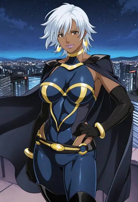[Illustrious] Storm (Ororo Munroe)／ストーム (オロロ・マンロー)／暴風女／X-Men (2011 Anime)／エックスメン (2011年アニメ)／X戰警 (2011年動畫版)