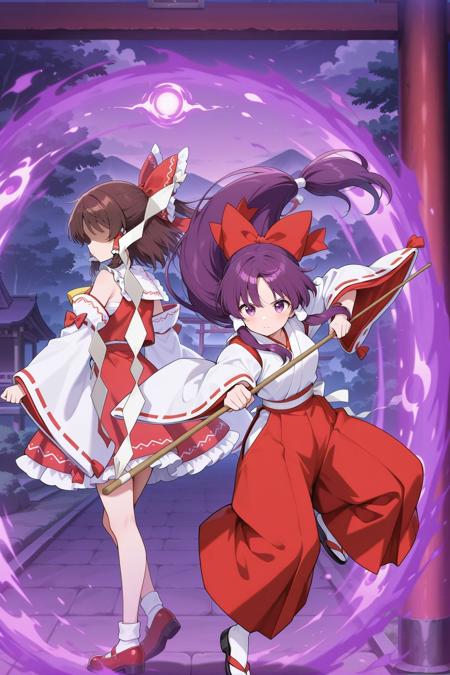 Reimu Hakurei PC-98 (Touhou Project) - 博麗霊夢 Illustrious V2