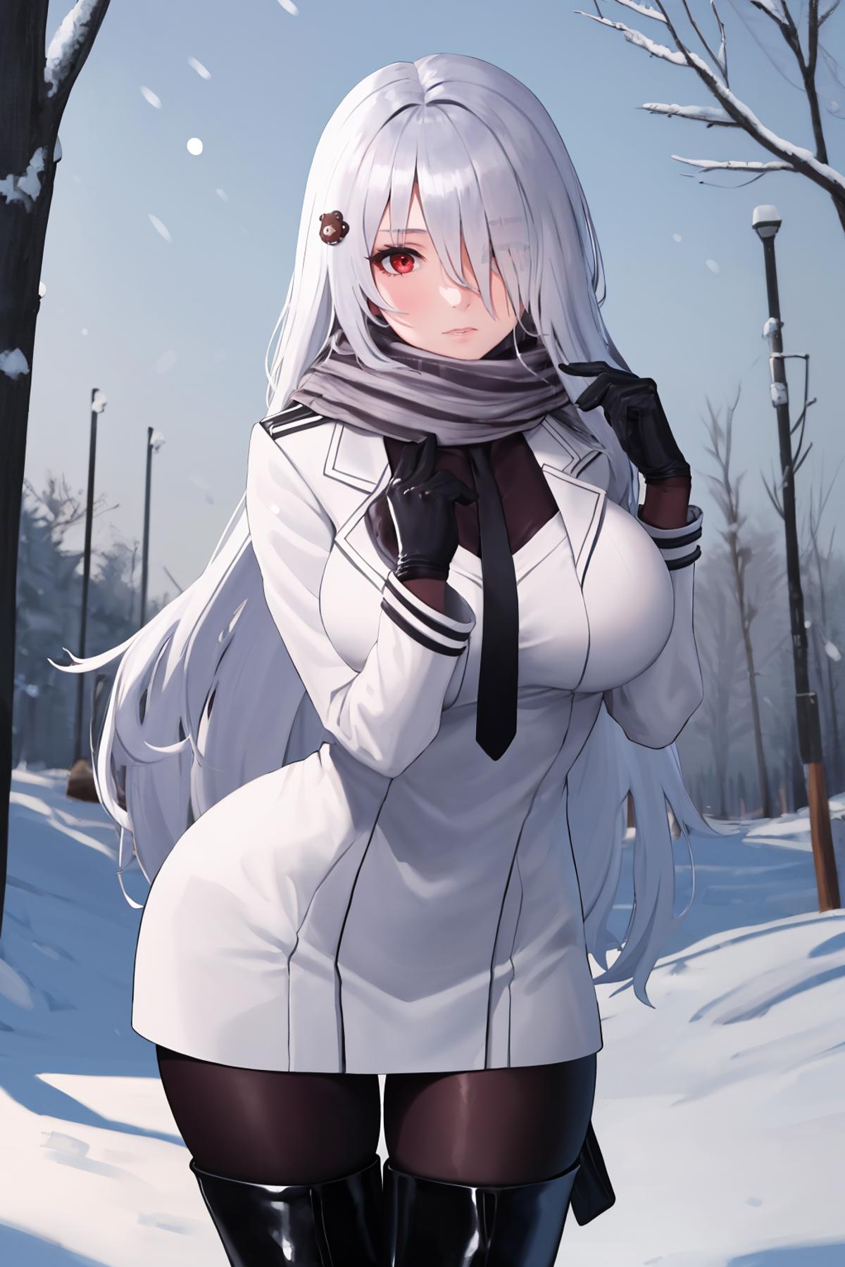 PK (Girls' Frontline) LoRA | 2 Outfits (Bride and Default) - pk-gfl ...