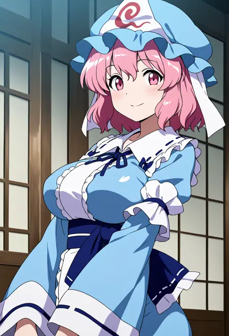 Saigyouji Yuyuko: Netherworld Ghost Princess  | 西行寺 幽々子 (Touhou: Perfect Cherry Blossom)