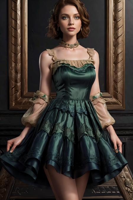 <lora:voldress_v2:1>
masterpiece, highly detailed 8k, best quality, volumetric lighting, volumetric lighting, intricate
1girl in voldress, auburn graduated bob , portrait Up to navel, Emerald Green eyes, sandals
desert background