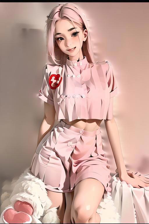 明月的服装  粉色性感护士服| Pink sexy nurse gown image by sofiacasadei00878