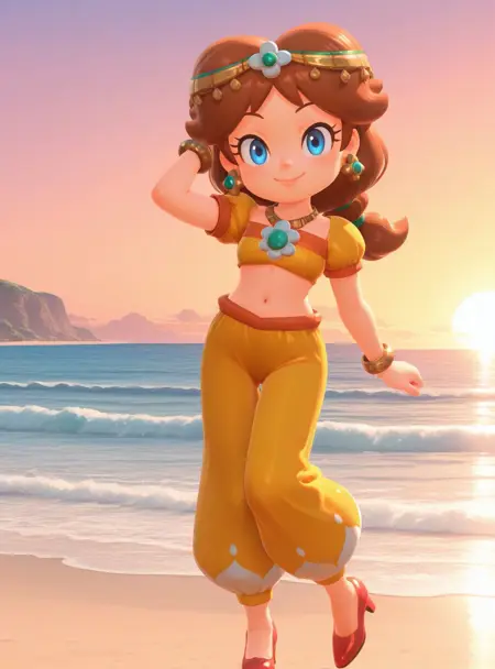 Princess Daisy (Oasis Outfit) - Mario Kart World