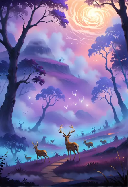 Illustrious | Storybook Landscapes & Animals