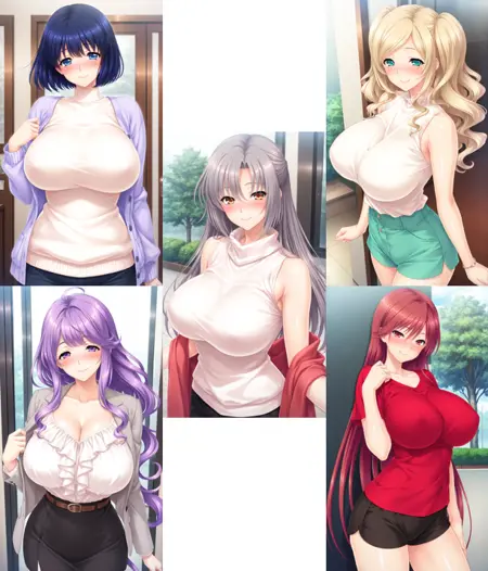 Bakunyuu Hitozuma Senshi Pure Maiden characters (Miel)