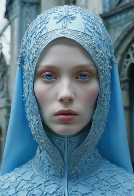 against glass,(Low-Key Portraits by Vicky Roy and Dino Pedriali:1.2), (aesthetic of symbolism with radicalized atmosphere:0.5), (Infrared Photography by Sally Soames and Pauline Kruger Hamilton:1.2), high key with glistening light, mia cole, pale skin, tall height, against the background of the Russian Orthodox Churchboleum \(dgrpluna\), f/4, daring, high dynamic range, (center composition, symmetry composition:0.1), (ebony and muted colors:0.1) <lora:MJ52:0.5> <lora:- SDXL - vanta-black_contrast_V3.0:0.5>blackf/1.4, rule of thirds, iconoclastic opus magnum with unparalleled details, (electricblue and unique colors:0.1), <lora:MJ52:1.0>(masterpiece, best quality:1.4), perfect body parted lips, , detailed skin,model photoshoot,photography by (Muriel Angelus:1.3), modelshoot, pose, , award winning photo macro shot one eye covered in an artistic black band in bold white, blue or yellow colors, set against a stark white background. This graphic representation symbolizes beauty through visual simplicity and minimalistic elements. (Motion Blur Photography by Sarah Charlesworth and Andres Serrano:1.2), award-winning photography, aesthetic, carefully designed details, clear scene, f/22, symmetry and balance, unprecedented, selective color,  Ultra High Resolution, wallpaper, 8K,Rich texture details, hyper detailed, detailed eyes, detailed background, dramatic angle, epic composition, SimplepositiveXLv1 , , solo, model photoshoot,, a stylish girl,