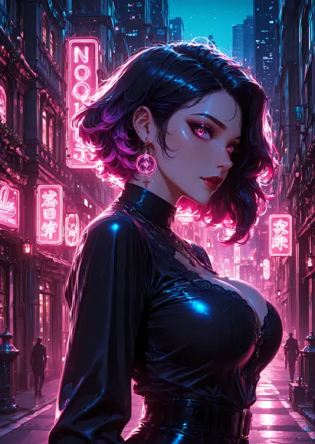 🫧⬛ Bubblegum Noir 🫧⬛ Lora