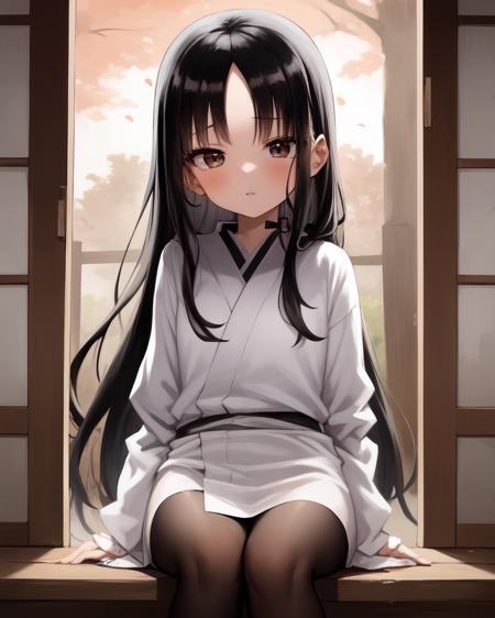 <lyco:yamamoto-NAI-LyCORIS:0.9>
1girl, solo, forehead, long black hair, hime_cut, shrine_maiden