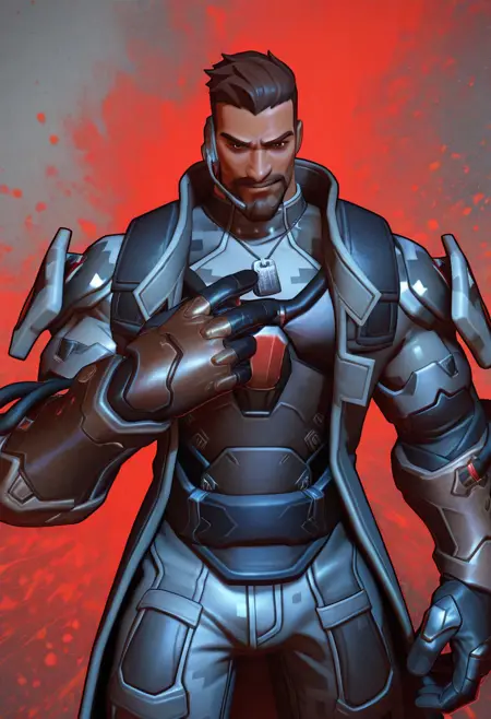 Reaper / Gabriel Reyes (Multiples Outfits in versions below) from Overwatch (Illustrious / Pony XL)