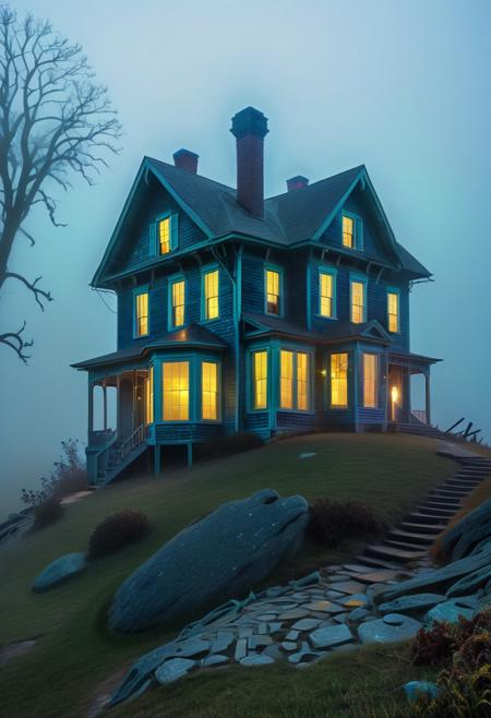 Perched atop a fog-shrouded hill, the Mystic House stands with its warped walls and windows that glimmer faintly like watchful eyes. No one knows who built it or how it has remained untouched by time, but whispers claim it appears only to those searching for answers. Inside, the rooms rearrange themselves to mirror the visitor’s memories, with doors leading to pivotal moments in their life. But the house demands a price—each revelation strips away a piece of the visitor’s forgotten past, leaving them to question whether the answers were worth the cost.