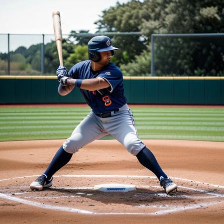 RAW photo, professional baseball player, batting practicet, 8k uhd, dslr, soft lighting, high quality, film grain, Fujifilm XT3