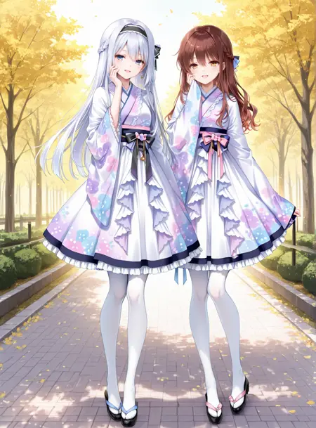 [costume]Amamiya kokoro's kimono outfit/天宫心的白色和服装