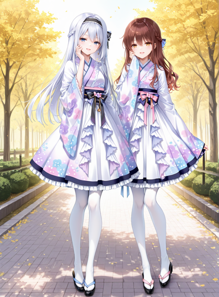 [costume]Amamiya kokoro's kimono outfit/天宫心的白色和服装 Illustrious