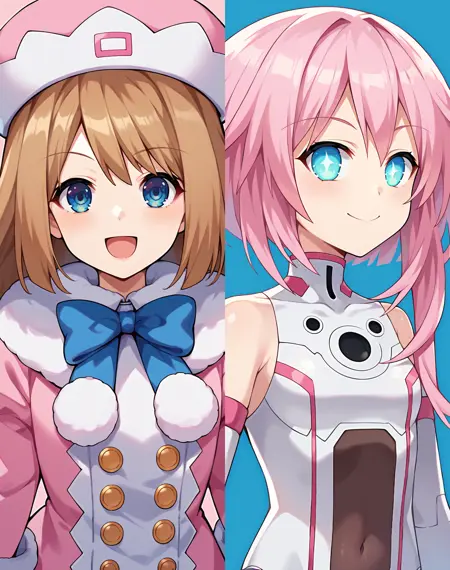 Ram/White Sister Ram - Hyperdimension Neptunia Series | ラム 超次元ゲイムネプテューヌ (4+2 costumes)