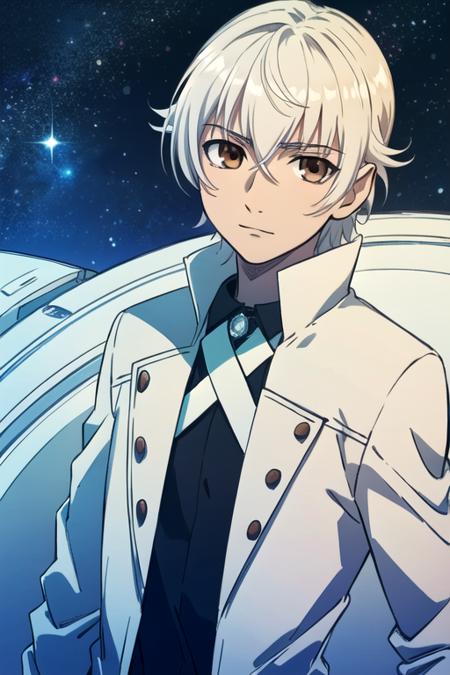 yashiro_isana white hair brown eyes