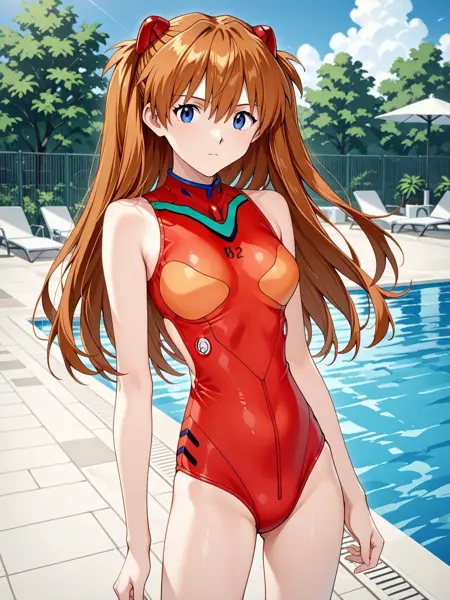 [Clothing] Asuka Langley Soryu Swimsuit
