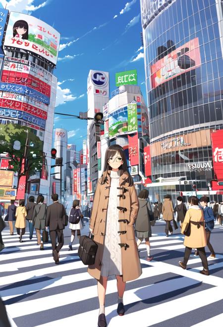 渋谷駅前交差点 Shibuya Crossing SDXL SDXL_V1