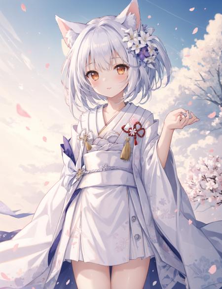 1girl, cowboy shot,
yukikaze \(the warmth of spring\) \(azur lane\), shiromuku,
<lora:yukikaze_the warmth of spring:1>, masterpiece, best quality,