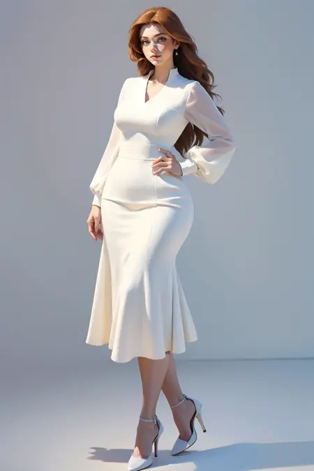 White Vintage Dress