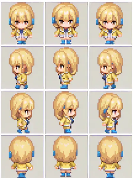 RPG Character walking sprite (144x192)