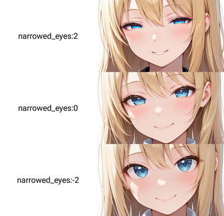 Narrowed eyes slider v1.0