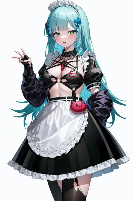 [LoRa] Mayhem Maid Clothes (Hutten) Azur lane Clothing