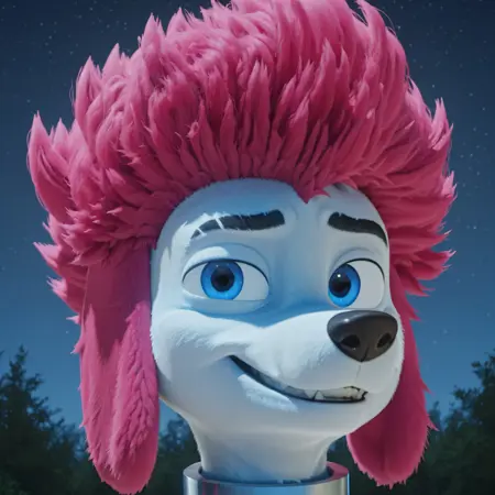 Freddy Lupin Werepoodle (100% Wolf)