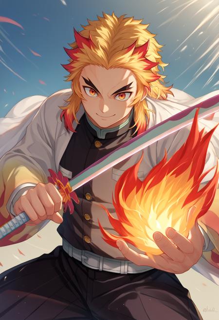 [PonyV6 XL] Kyojuro Rengoku | Demon Slayer v1.0