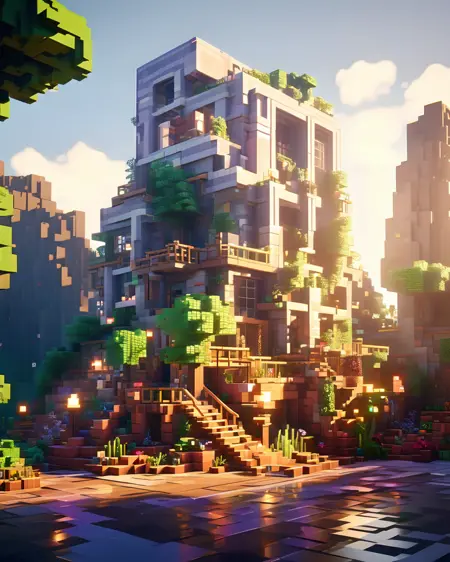 【SDXL】MineCraft or Lego ? | Dataset