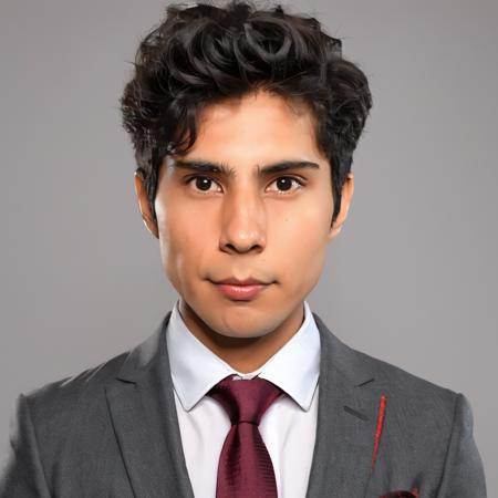 luisxl man, tailored suit, tie, 16K resolution, studio portrait, neutral background, confident pose. <lora:luisxl_v1-000015:1>