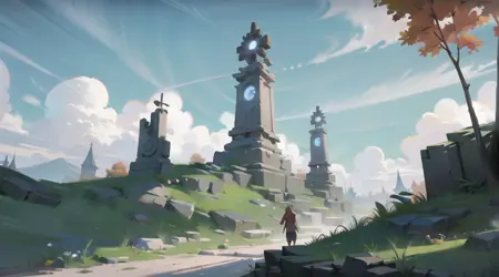 Stylized Ruins