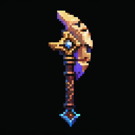 axe,weapon,no humans,pixel,pixel art ,pixelart <lora:pixel sword:1>, masterpiece,best,quality