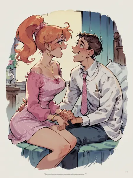 Vixon's Comic Styles - Penthouse/Playboy Comics