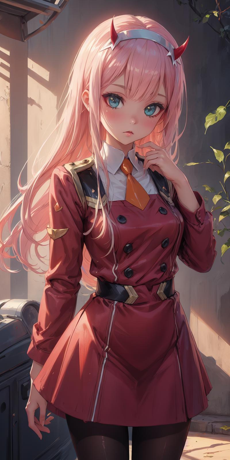 Zero Two (DARLING in the FRANXX) LoRA | 4 Outfits image by Lan2023