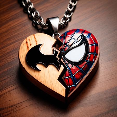 💔 Split Heart Necklace SDXL 💔 - Custom broken heart necklace v1.0