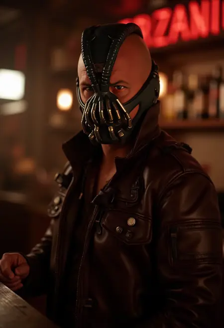 FLUX LoRA for Bane's Mask