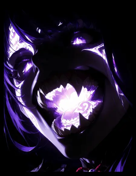 glowing elements concept