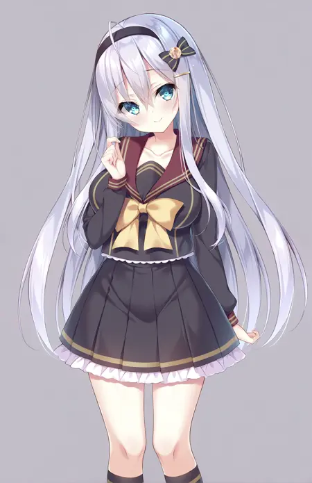 [IL] VN | Anya (アーニャ) | Amayakase Kanojo no Iru Seikatsu -Ichizu na Ginpatsu Bishoujo wa Suki Desu ka?- (monoceros+) | 甘やかせカノジョのいる生活 -一途な銀髪美少女は好きですか？-