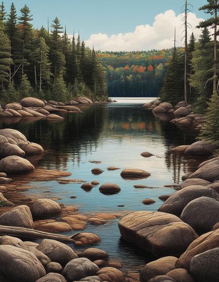 Algonquin provincial park poster