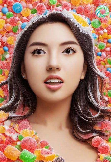 Masterpiece, best quality, 1girl, candy