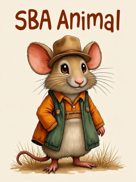 Storybook Art (SBA) Animal - CE V01 - Flux.1 D