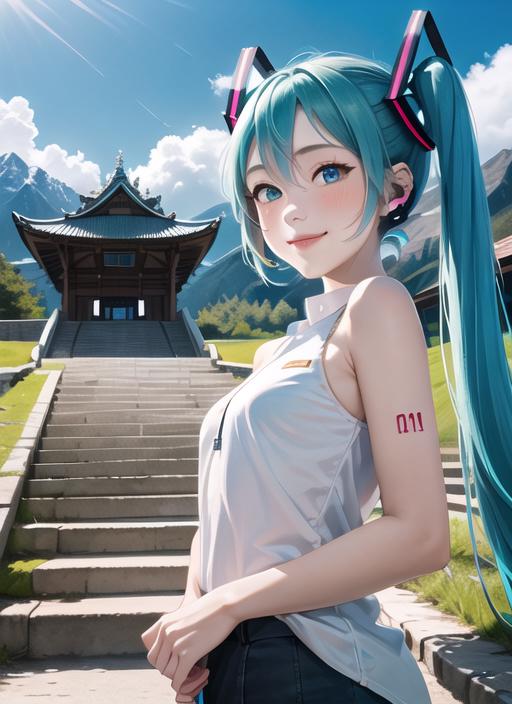 Hatsune Miku (with shiny eyes) image by Herrscher_AGGA2023