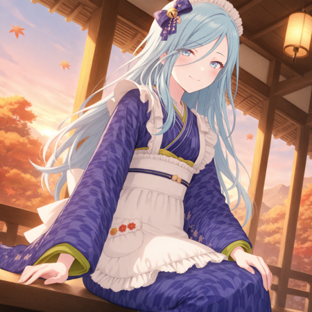 Kaguhashi Fallen Leaves Garment (Hinomori Shizuku) / Project SEKAI IllustriousXL