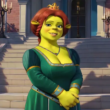 Princess Fiona  "Shrek" human-ogre [Pony/Illustrious]